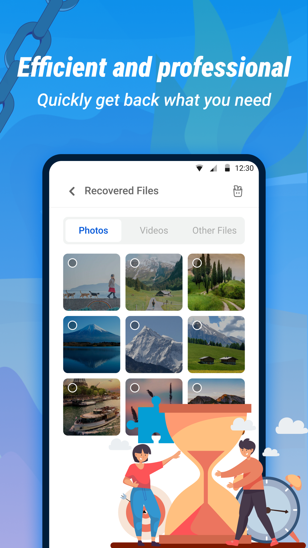 PhotoRecover+ Storage View